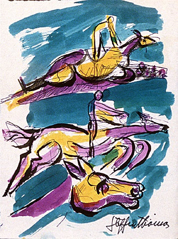 Jockeys and Horses