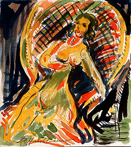 Woman in Big Chair