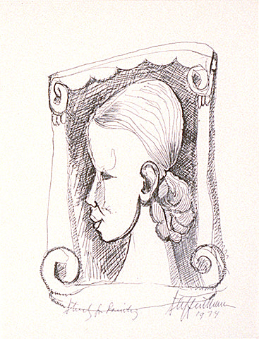 Profile Study for Painting